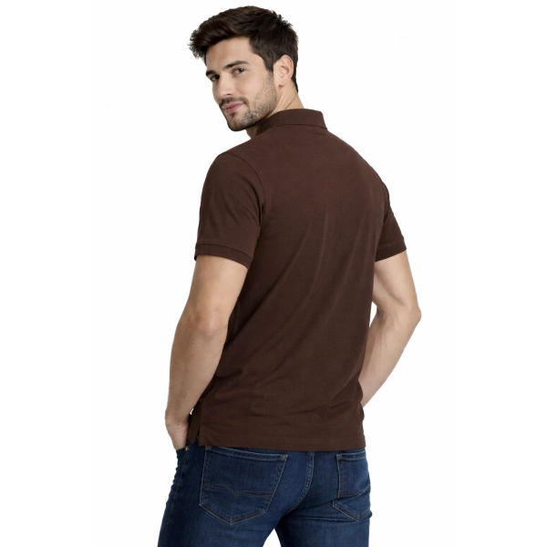 Koszulka polo męska brązowa roz.XXL